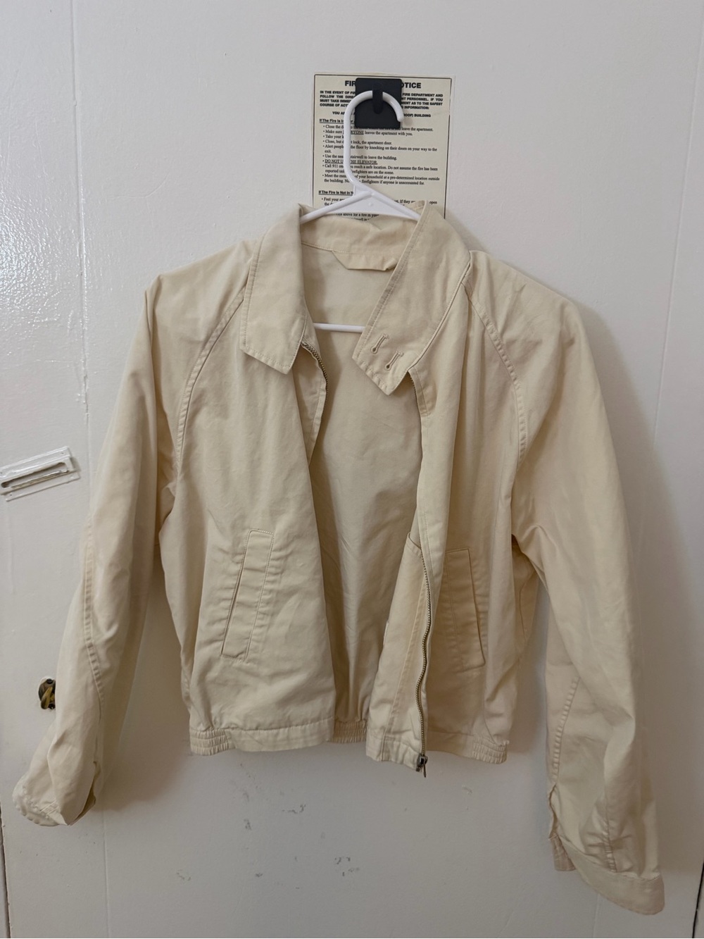 Uniqlo Cream Utility Jacket